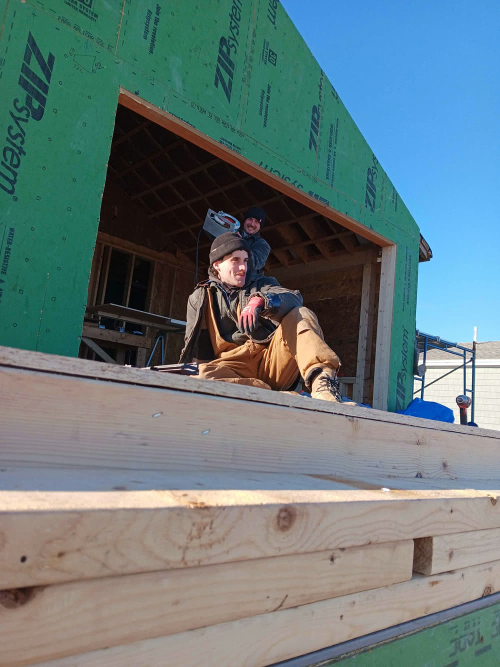 Framing a new second floor